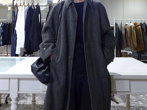 1960s Vintage Burberrys Tweed Balmacaan Coat 英国製