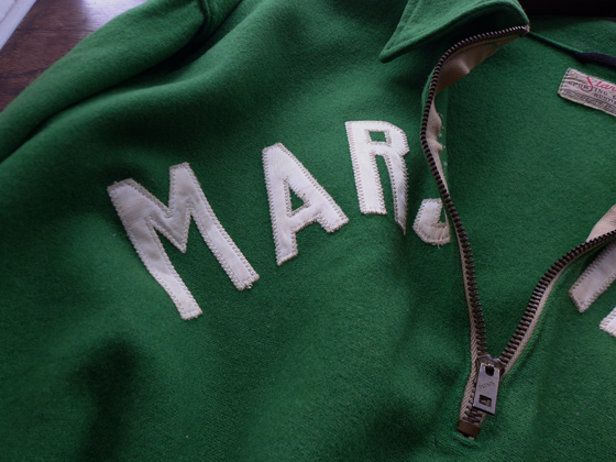 1940～50s Vintage Half Zip Wool Sport Shirt ヴィンテージ