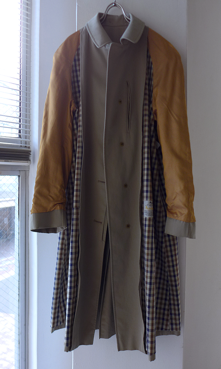 1970s Vintage Aquascutum Balmacaan Coat England 英国製