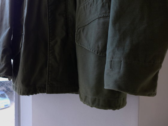 1960s Vintage U.S.Army M-65 1st Aluminum Zipper DSA 100-1928