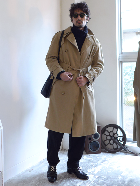 1970s Vintage Trench Coat Dead Stock ヴィンテージトレンチコート ...
