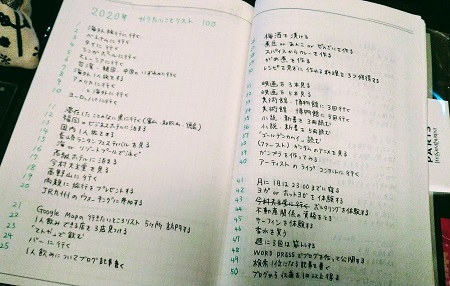 年にやりたいこと リストを作る これからどうします