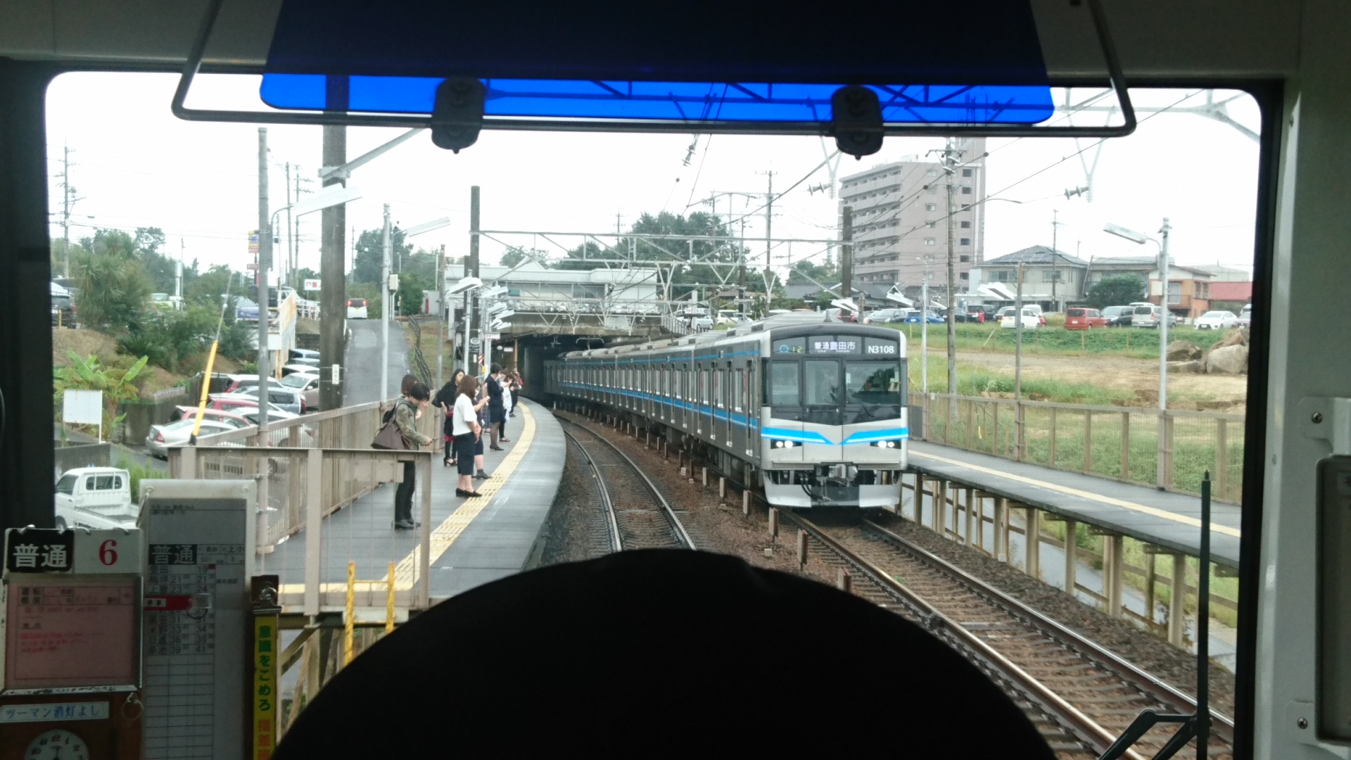 2017.10.3 豊田線 (10) 上小田井いきふつう - 上豊田 1920-1080