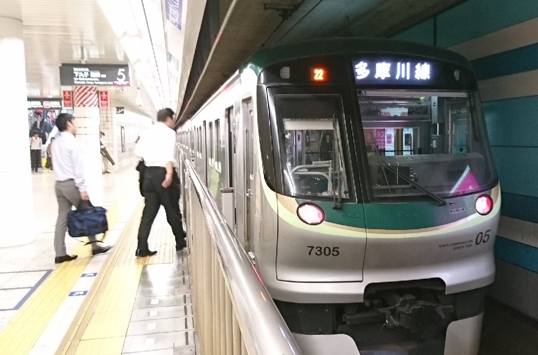 2017.10.12 東京 (27) 多摩川 - 蒲田いき各停 1090-720