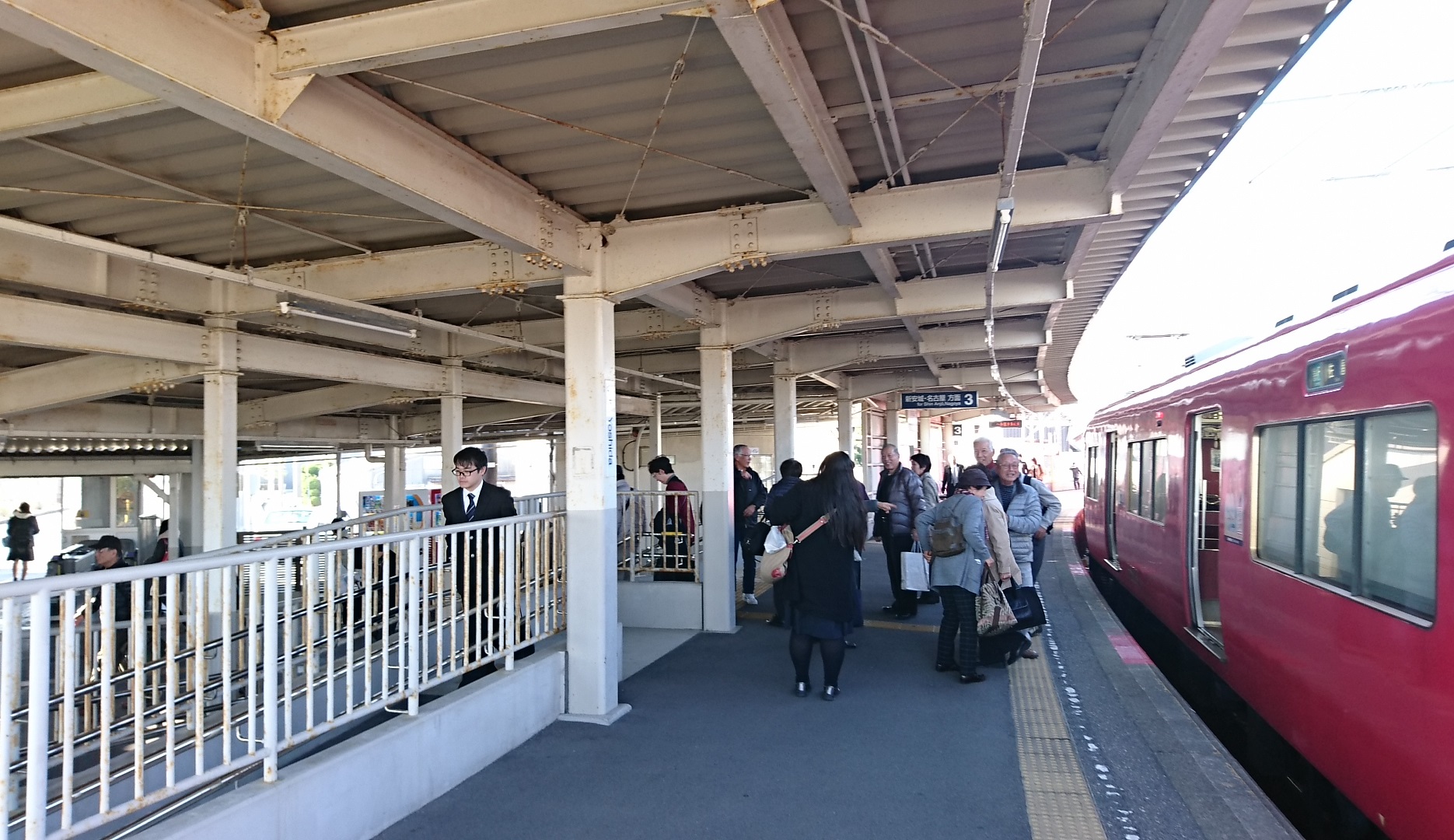 217.11.28 東幡豆 (19) 吉良吉田 - 吉良吉田いき急行(おりかえし佐屋いき急行) 1870-1080