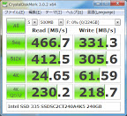 Intel SSD 335 SSDSC2CT240A4K5 CrystalDiskMark 500MB