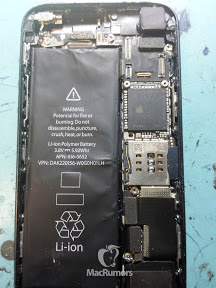 iPhone5Sの内部