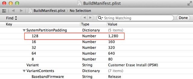 iOS6.1 beta5で見つかった128GBの記述