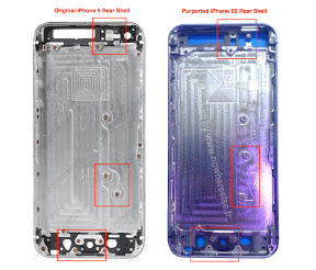 iPhone5S & iPhone5 Rear Shell:Nowhereelse.fr