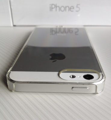 TUNEWEAR eggshell for iPhone5：上部側面