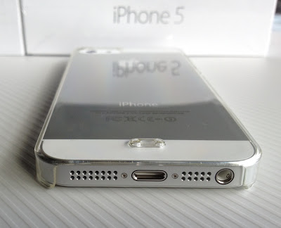 TUNEWEAR eggshell for iPhone5：下部側面