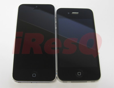 iPhone5とiPhone4の液晶面比較:iResQ