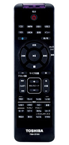 東芝 TY-CR100の付属リモコン