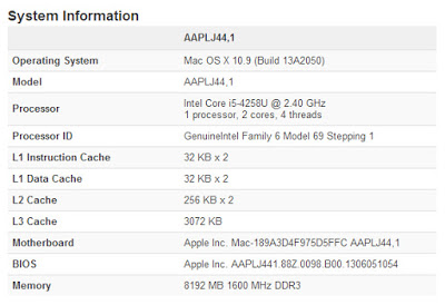 New MacBook Pro Retina Benchmark