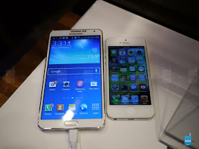 GALAXY Note3とiPhone5