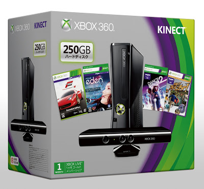 Xbox 360 250GB + Kinect プレミアムセット