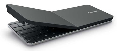 Wedge Mobile Keyboard：キーボードカバーを取り付けたところ