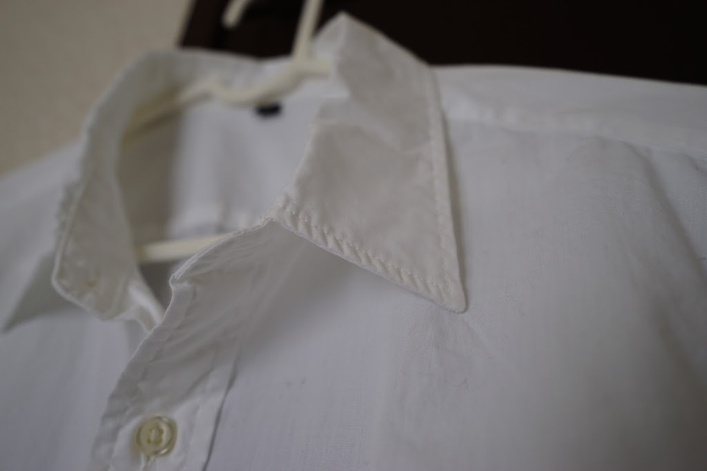 無印良品のブロードシャツ4