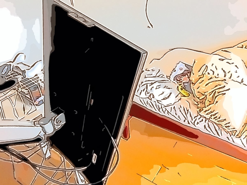 布団の中でデカ画面で寝っ転がって漫画読めたら最高